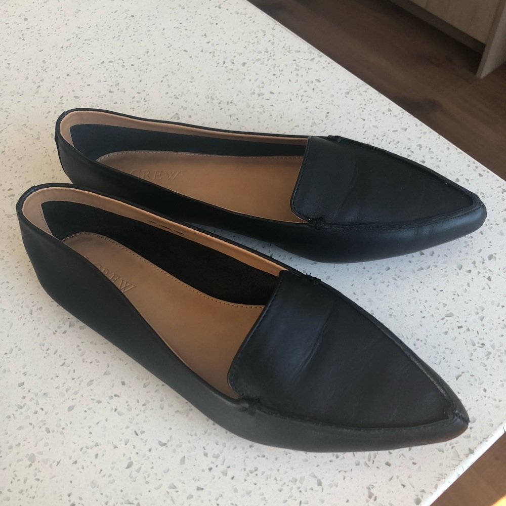 Edie leather loafers Jcrew Factory